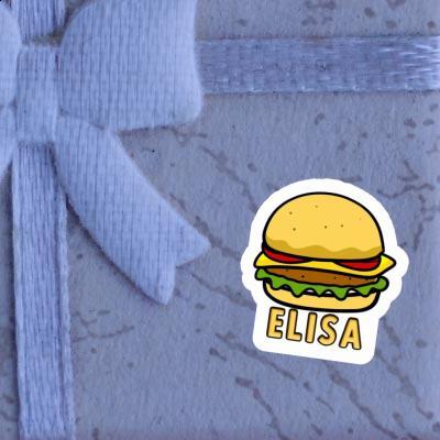 Sticker Beefburger Elisa Notebook Image