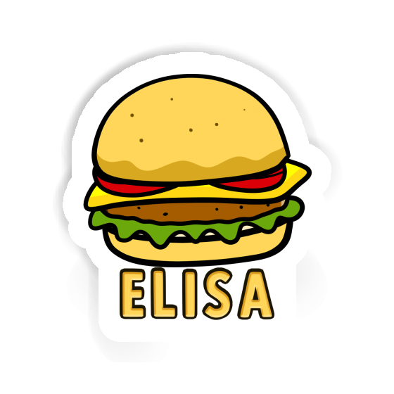 Sticker Beefburger Elisa Notebook Image