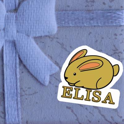 Hase Aufkleber Elisa Image