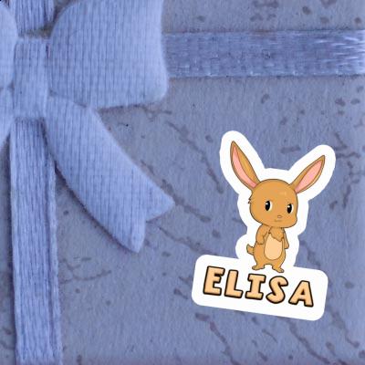 Autocollant Lapin Elisa Notebook Image