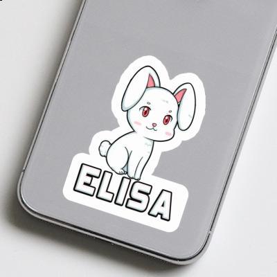 Autocollant Lapin Elisa Notebook Image