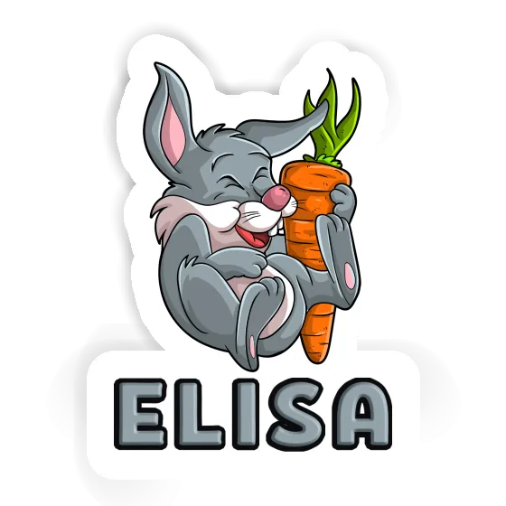 Autocollant Lapin Elisa Notebook Image