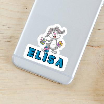 Easter Bunny Sticker Elisa Laptop Image