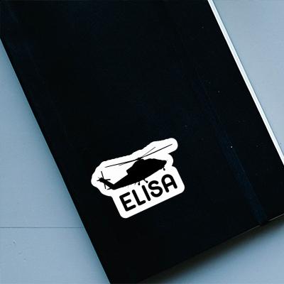 Sticker Elisa Helicopter Image