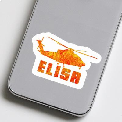 Sticker Helicopter Elisa Laptop Image