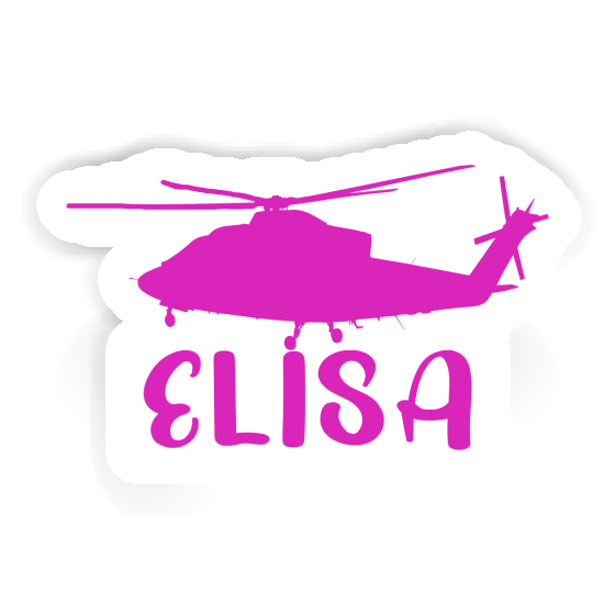 Elisa Sticker Helikopter Notebook Image