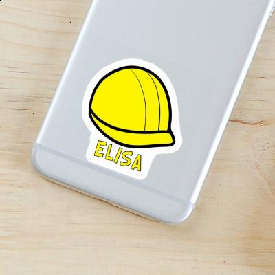 Sticker Construction Helmet Elisa Notebook Image