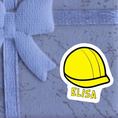 Sticker Construction Helmet Elisa Notebook Image