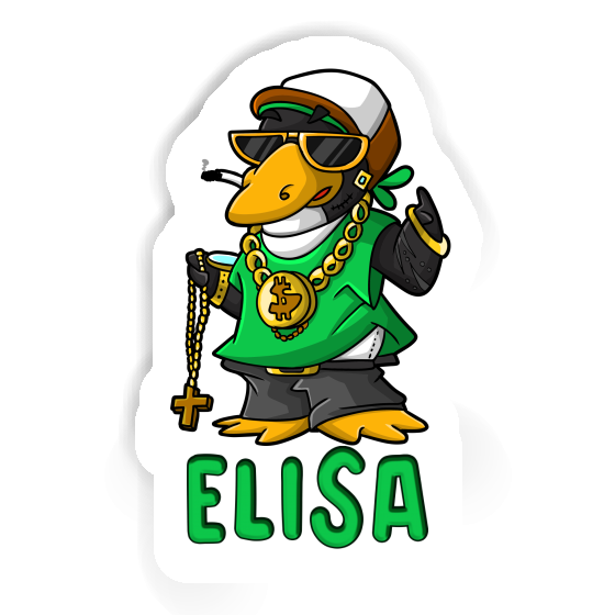 Sticker Elisa Hip-Hop-Pinguin Image