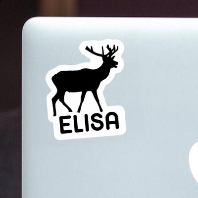 Deer Sticker Elisa Notebook Image