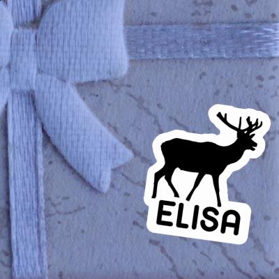 Deer Sticker Elisa Notebook Image