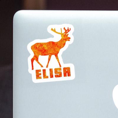 Elisa Autocollant Cerf Laptop Image