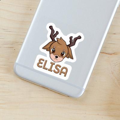 Deer Sticker Elisa Notebook Image