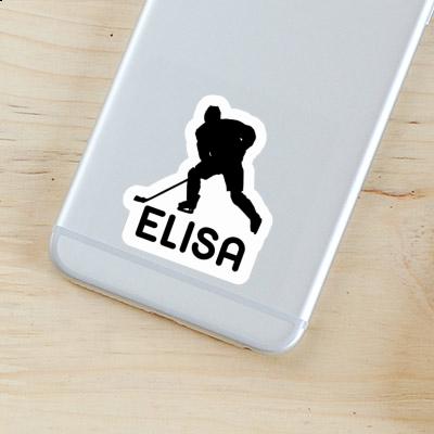 Elisa Sticker Eishockeyspieler Laptop Image