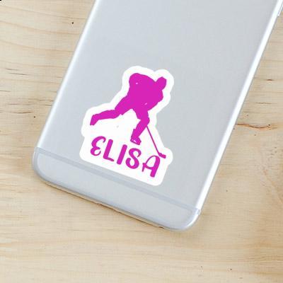 Elisa Sticker Hockey Player Image