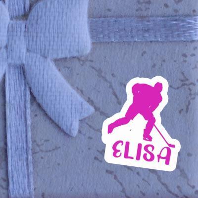 Elisa Sticker Hockey Player Laptop Image