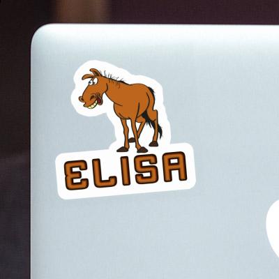 Elisa Autocollant Cheval Laptop Image