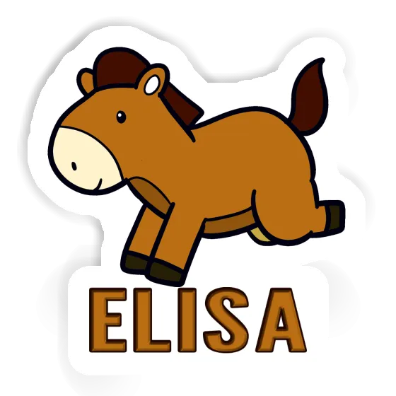 Sticker Horse Elisa Laptop Image