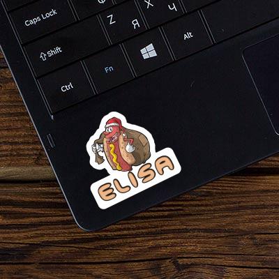 Hot Dog Sticker Elisa Image