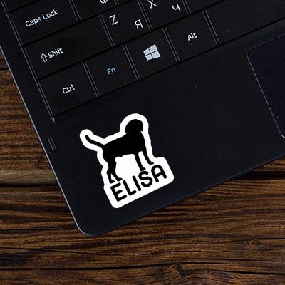 Sticker Hund Elisa Notebook Image