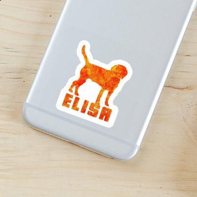 Sticker Elisa Dog Laptop Image