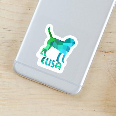 Sticker Elisa Dog Laptop Image