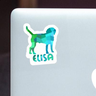 Sticker Elisa Dog Laptop Image