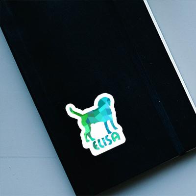 Sticker Elisa Dog Gift package Image