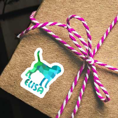 Sticker Elisa Dog Gift package Image