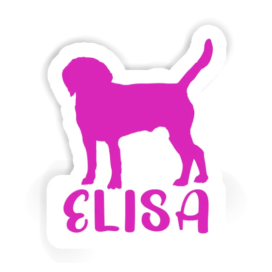 Elisa Autocollant Chien Image