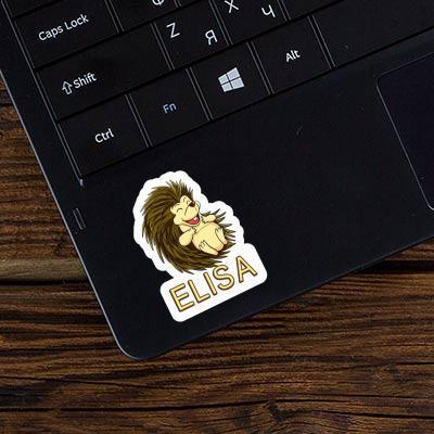 Sticker Elisa Hedgehog Laptop Image