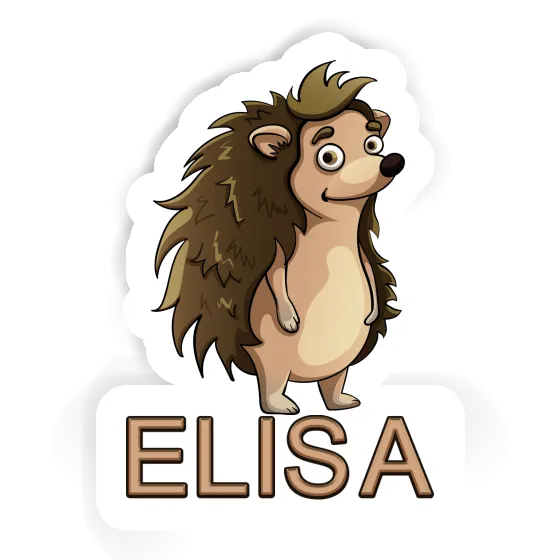 Sticker Elisa Hedgehog Notebook Image