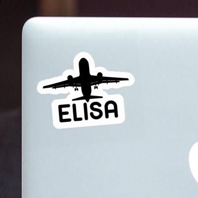 Sticker Jumbo-Jet Elisa Laptop Image