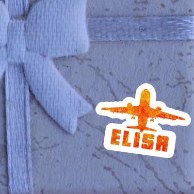 Elisa Sticker Jumbo-Jet Laptop Image