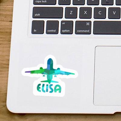 Jumbo-Jet Sticker Elisa Laptop Image