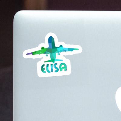 Sticker Elisa Jumbo-Jet Laptop Image