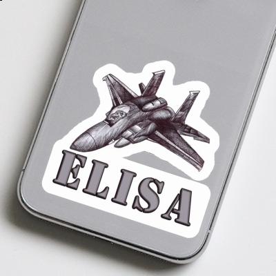 Jet Sticker Elisa Notebook Image