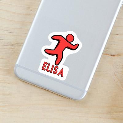 Jogger Sticker Elisa Notebook Image