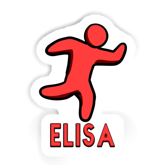 Jogger Sticker Elisa Laptop Image