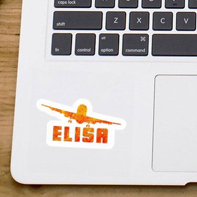 Sticker Elisa Airplane Notebook Image