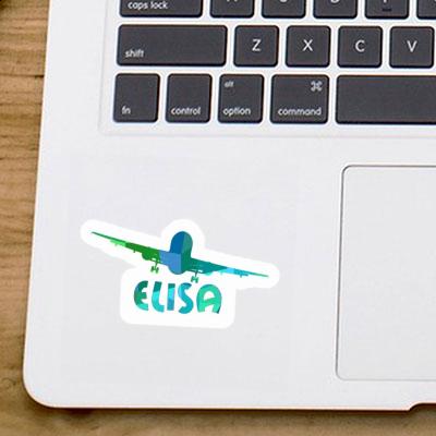 Sticker Elisa Airplane Laptop Image