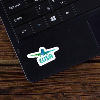 Sticker Elisa Airplane Laptop Image