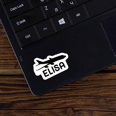 Jumbo-Jet Sticker Elisa Laptop Image