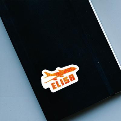 Jumbo-Jet Sticker Elisa Laptop Image