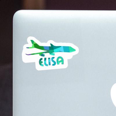 Sticker Jumbo-Jet Elisa Image