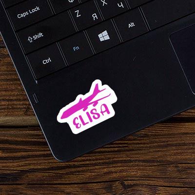 Jumbo-Jet Sticker Elisa Laptop Image