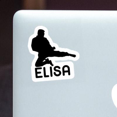 Sticker Elisa Karateka Laptop Image