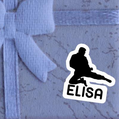 Sticker Elisa Karateka Laptop Image