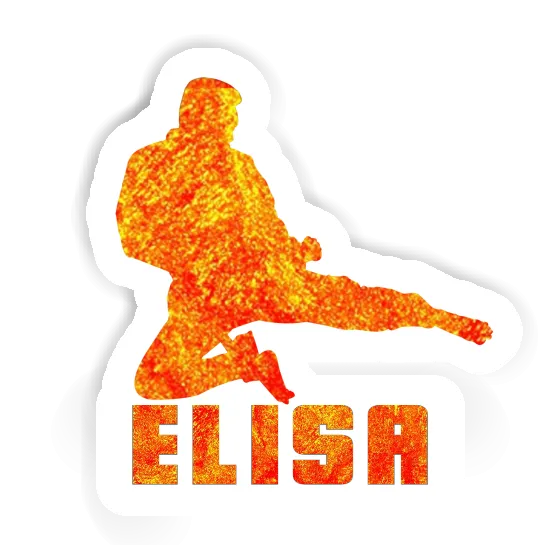 Elisa Sticker Karateka Image