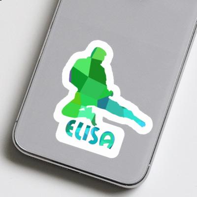 Sticker Karateka Elisa Notebook Image